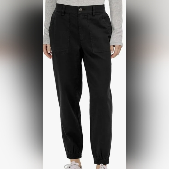 GAP Pants & Jumpsuits Gap Womens Twill Jogger True Black Poshmark